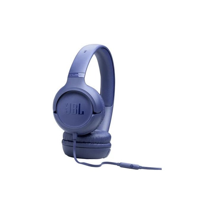אוזניות JBL חוטיות Tune 530 Wired בצבע כחול