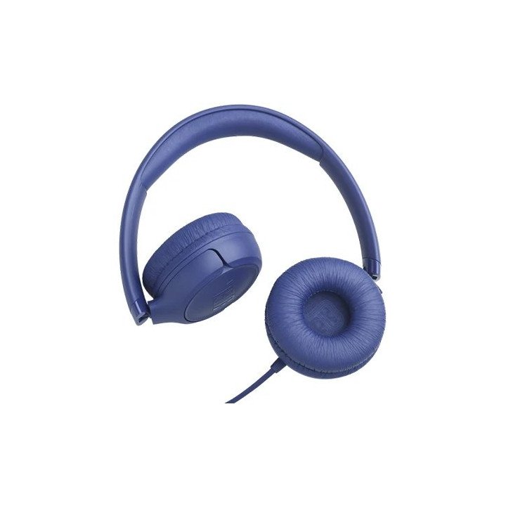 אוזניות JBL חוטיות Tune 530 Wired בצבע כחול