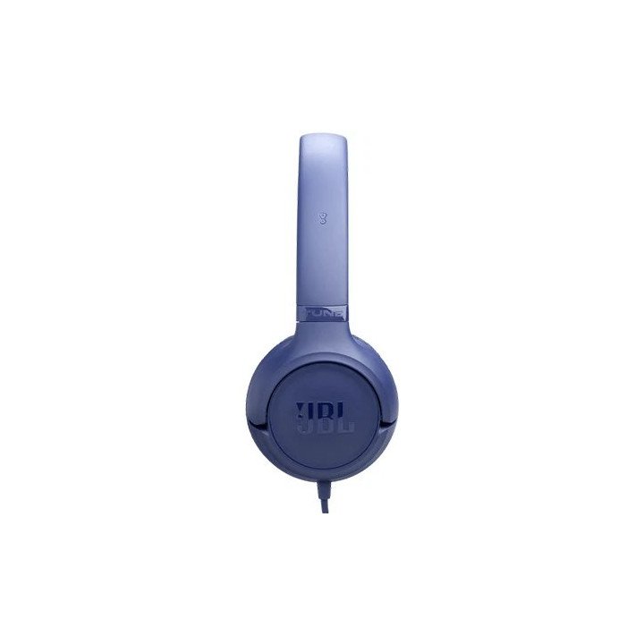 אוזניות JBL חוטיות Tune 530 Wired בצבע כחול
