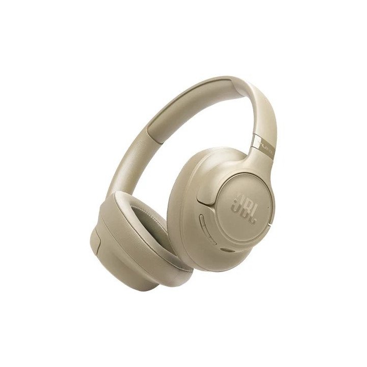 אוזניות JBL אלחוטיות בלוטוס Tune 730BT בצבע בז'