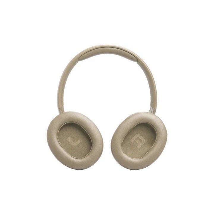 אוזניות JBL אלחוטיות בלוטוס Tune 730BT בצבע בז'