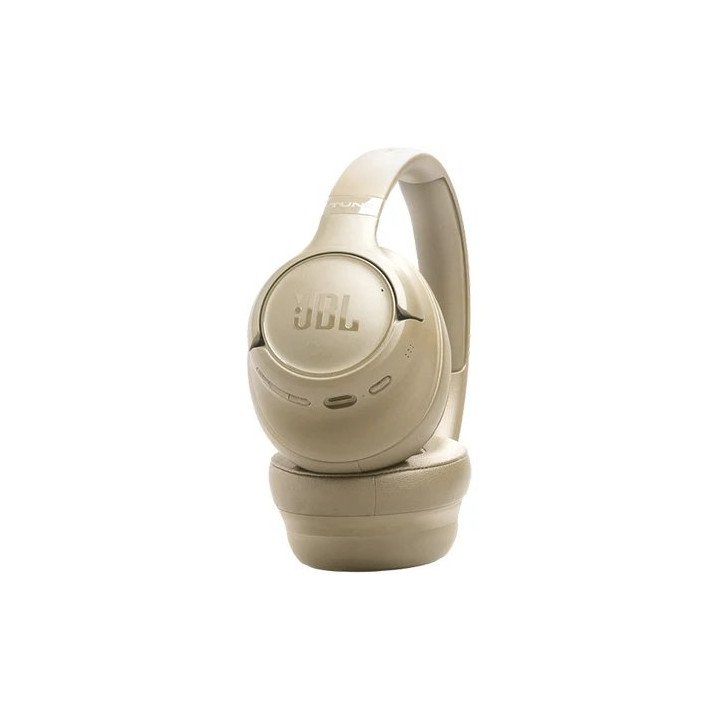 אוזניות JBL אלחוטיות בלוטוס Tune 730BT בצבע בז'