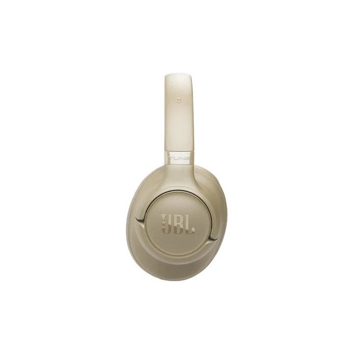 אוזניות JBL אלחוטיות בלוטוס Tune 730BT בצבע בז'