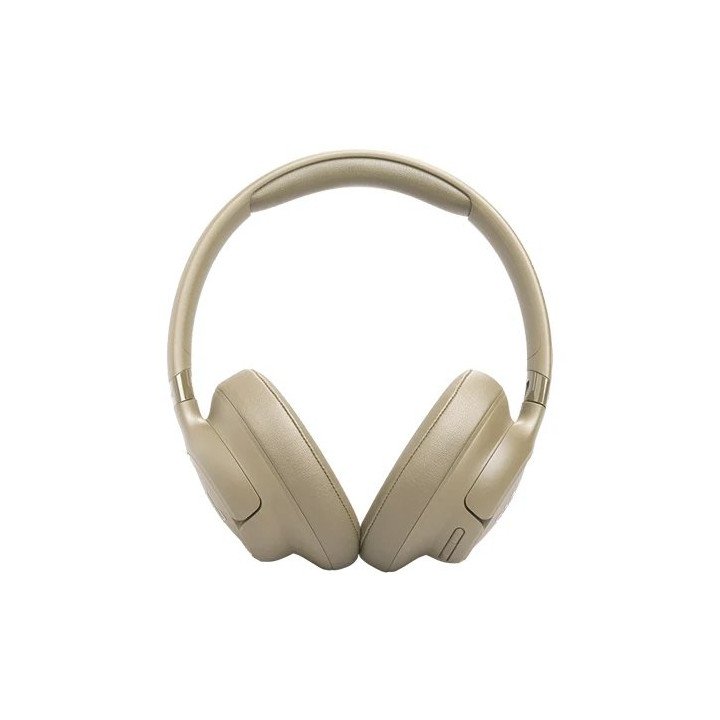 אוזניות JBL אלחוטיות בלוטוס Tune 730BT בצבע בז'
