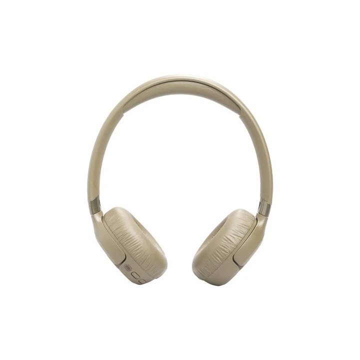 אוזניות JBL אלחוטיות Tune 680NC בצבע בז'