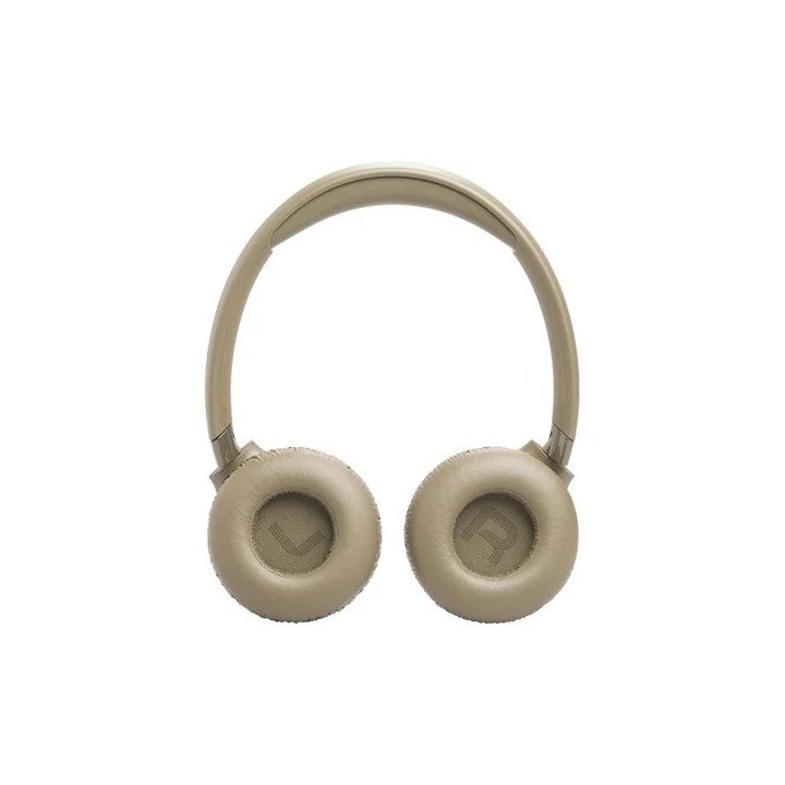 אוזניות JBL אלחוטיות Tune 680NC בצבע בז'