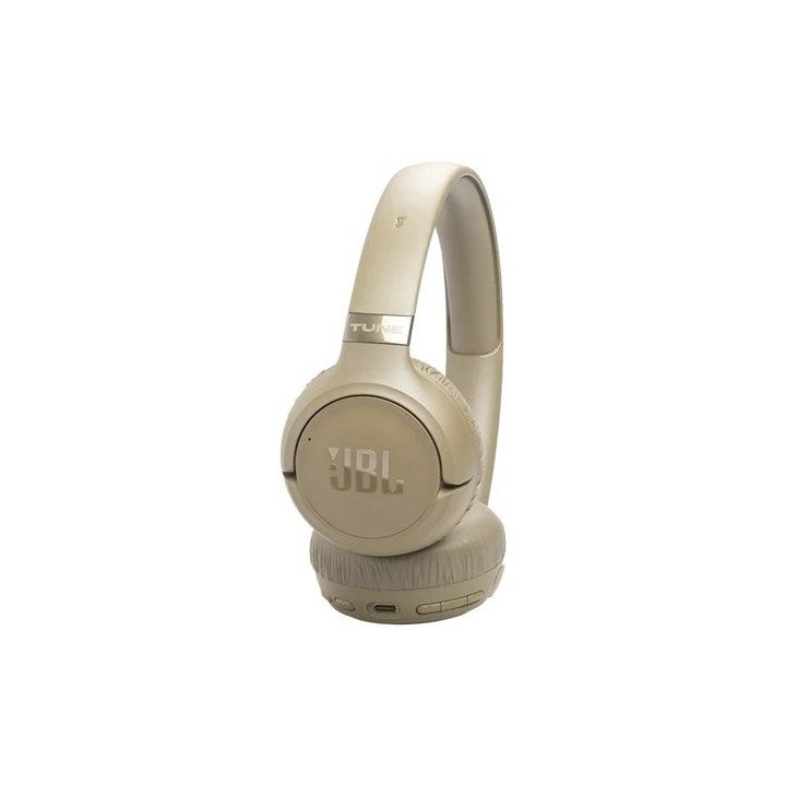 אוזניות JBL אלחוטיות Tune 680NC בצבע בז'