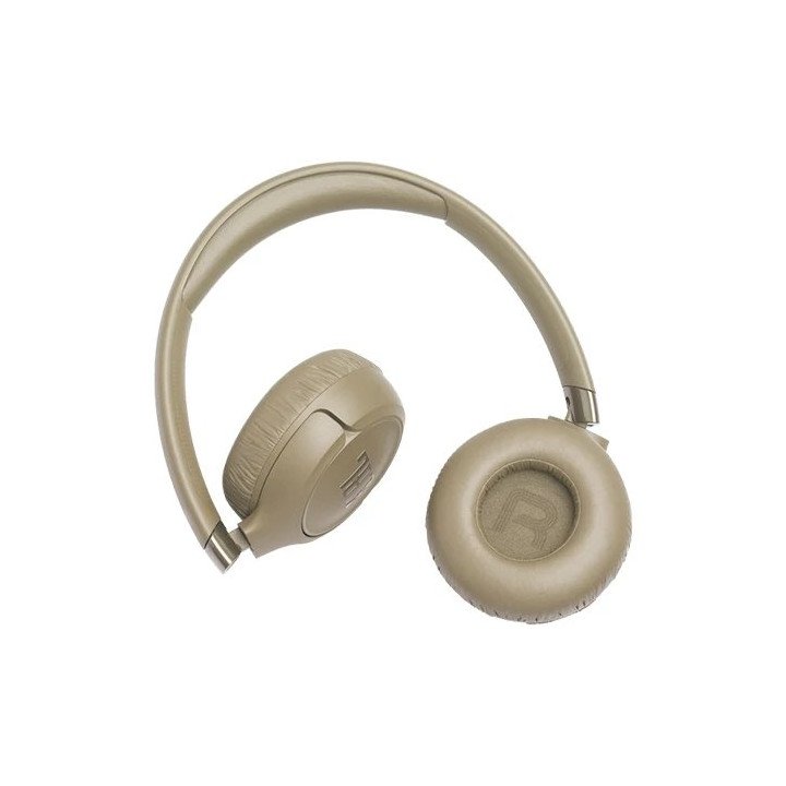 אוזניות JBL אלחוטיות Tune 680NC בצבע בז'