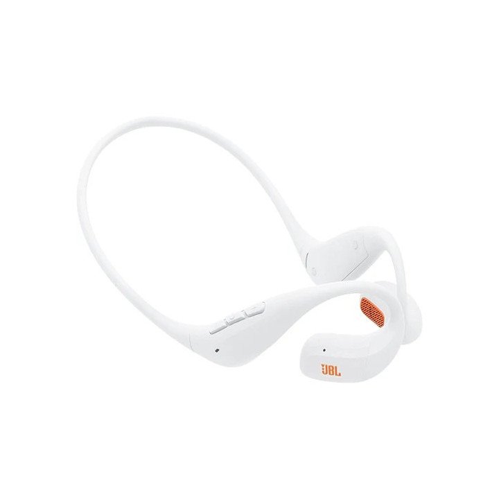 אוזניות ספורט JBL אלחוטיות Endurance Pace עם קשת צוואר גמישה – צבע לבן