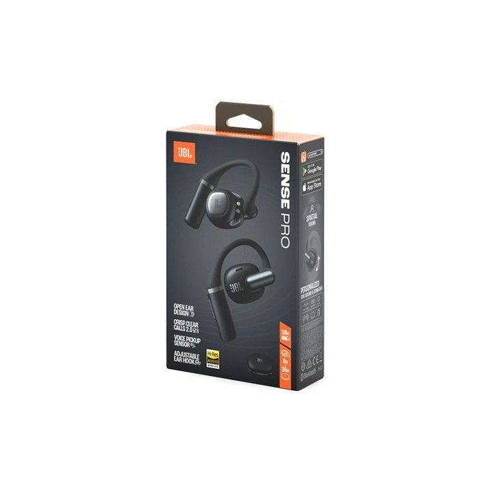 אוזניות ספורט אלחוטיות JBL Sense Pro TWS בצבע שחור