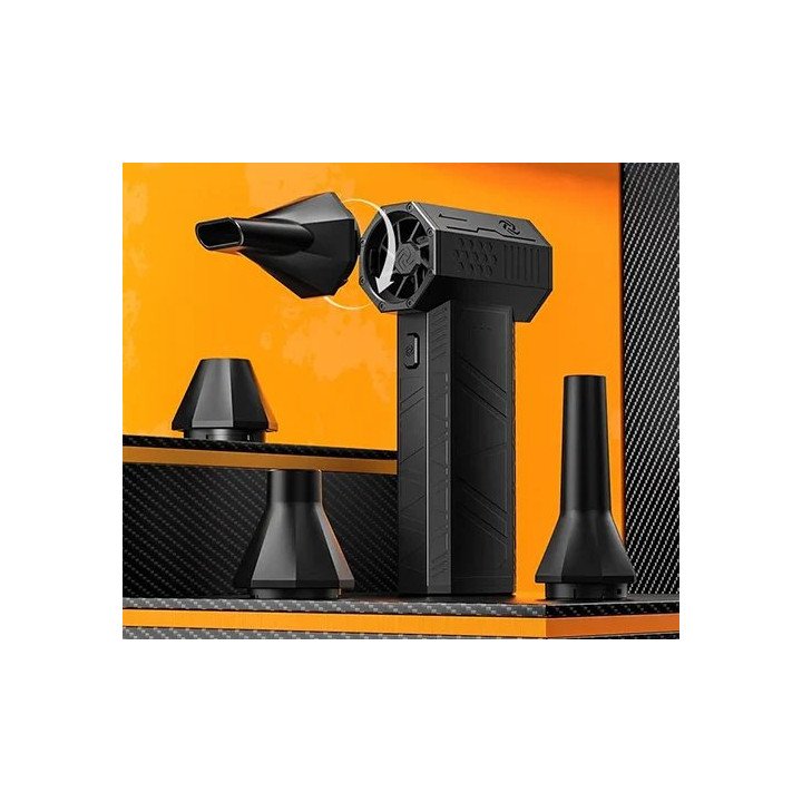 מפוח לחץ אוויר אלחוטי נייד Super Power Turbo Fan X3 Mini עם פיות מתחלפ