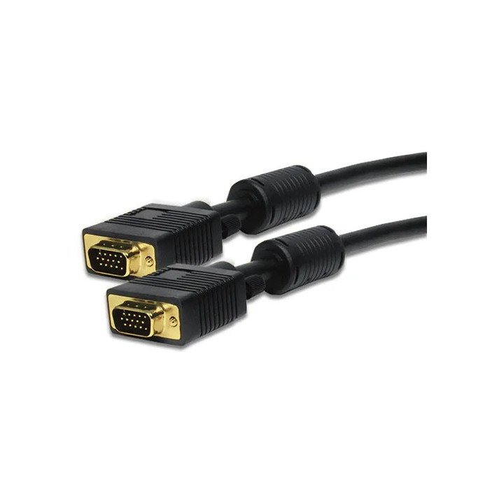 כבל VGA זכר לזכר Super Connect באורך כ-5 מטר