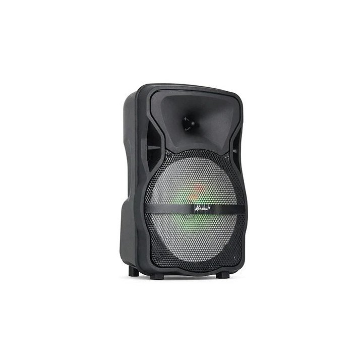 בידורית קריוקי 8 אינץ' 150W עם תאורת LED קדמית ושלט Karbix KX-802