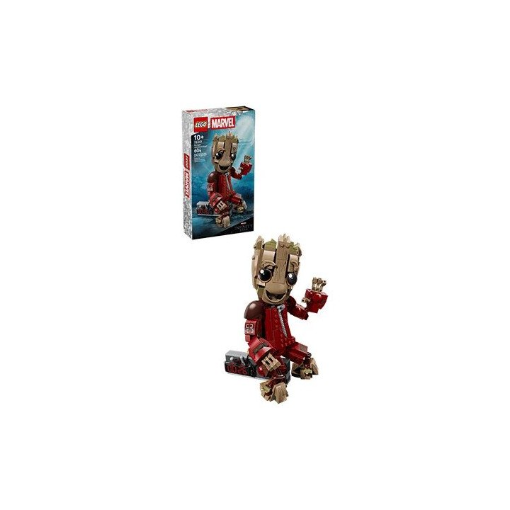 לגו מארוול גרוט בחליפת ראוואג'ר LEGO Marvel Ravager Jumpsuit Groot 763