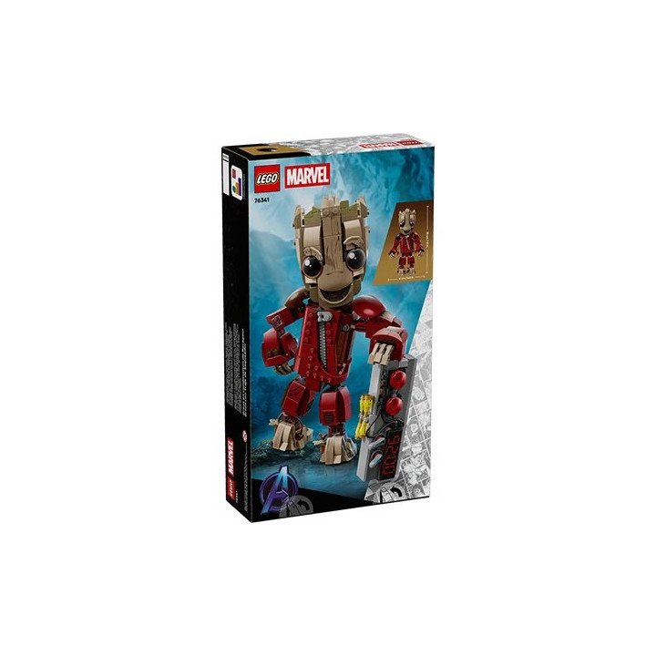 לגו מארוול גרוט בחליפת ראוואג'ר LEGO Marvel Ravager Jumpsuit Groot 763