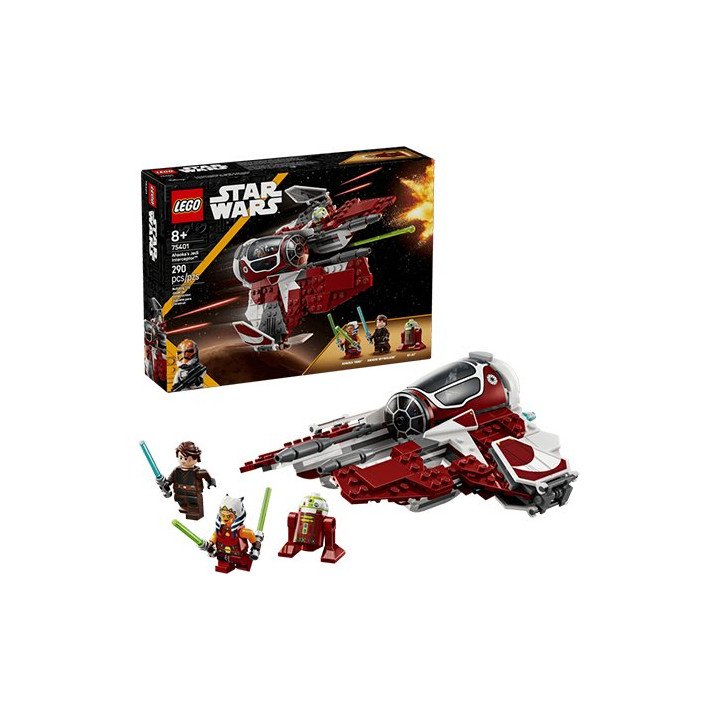 לגו המיירט הג'דיי של אסוקה LEGO Star Wars Ahsoka's Jedi Interceptor 75