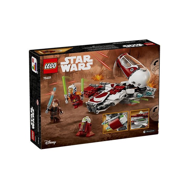 לגו המיירט הג'דיי של אסוקה LEGO Star Wars Ahsoka's Jedi Interceptor 75