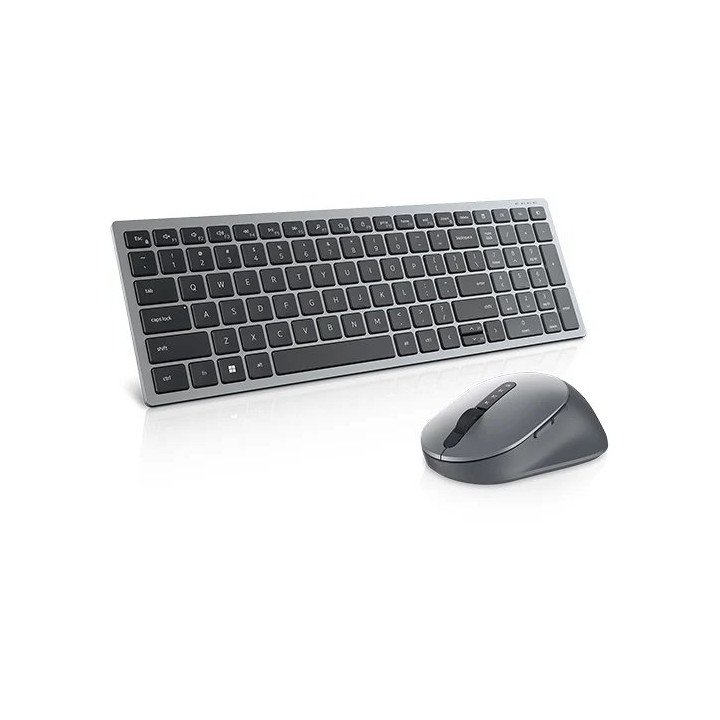 מקלדת ועכבר אלחוטי Dell Pro Plus Compact – ממשק 2.4GHz / Bluetooth – צ