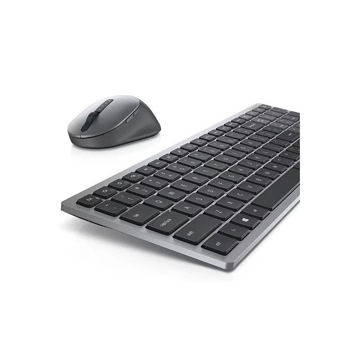 מקלדת ועכבר אלחוטי Dell Pro Plus Compact – ממשק 2.4GHz / Bluetooth – צ