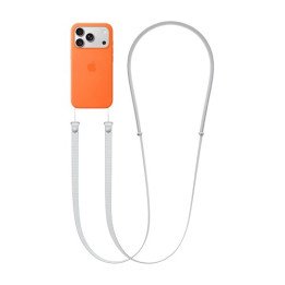 שרוך לטלפון נייד Crossbody Strap לכיסויי Apple נתמכים בצבע אפור בהיר
