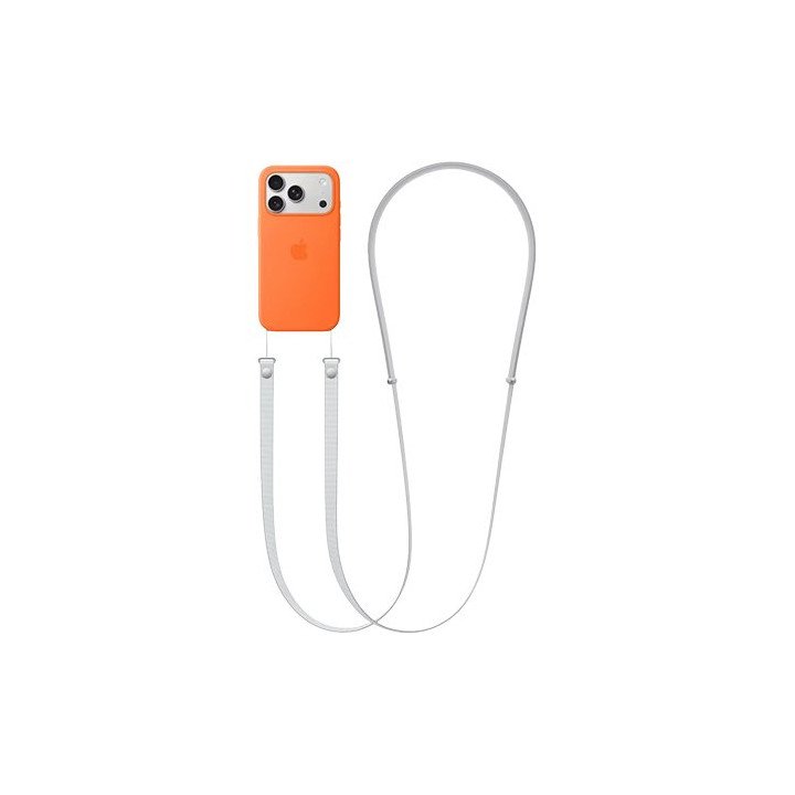 שרוך לטלפון נייד Crossbody Strap לכיסויי Apple נתמכים בצבע אפור בהיר