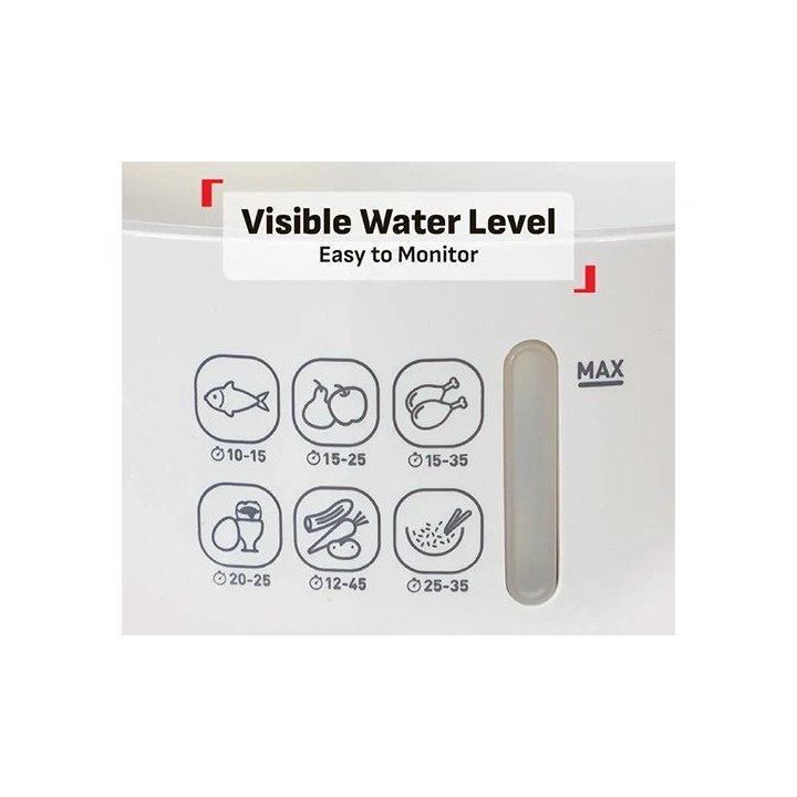 סיר אידוי טפאל Tefal VC1451 בנפח 6 ליטר 2 קומות עם גוף נירוסטה