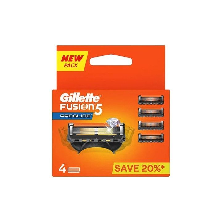 סכיני גילוח ג'ילט פיוז'ן 5 פרוגלייד Gillette Fusion 5 Proglide רב פעמי