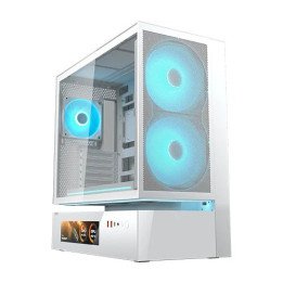 מארז מחשב עם מסך Cougar CFV235 Mesh Vision – צג LCD – תאורת ARGB – צבע