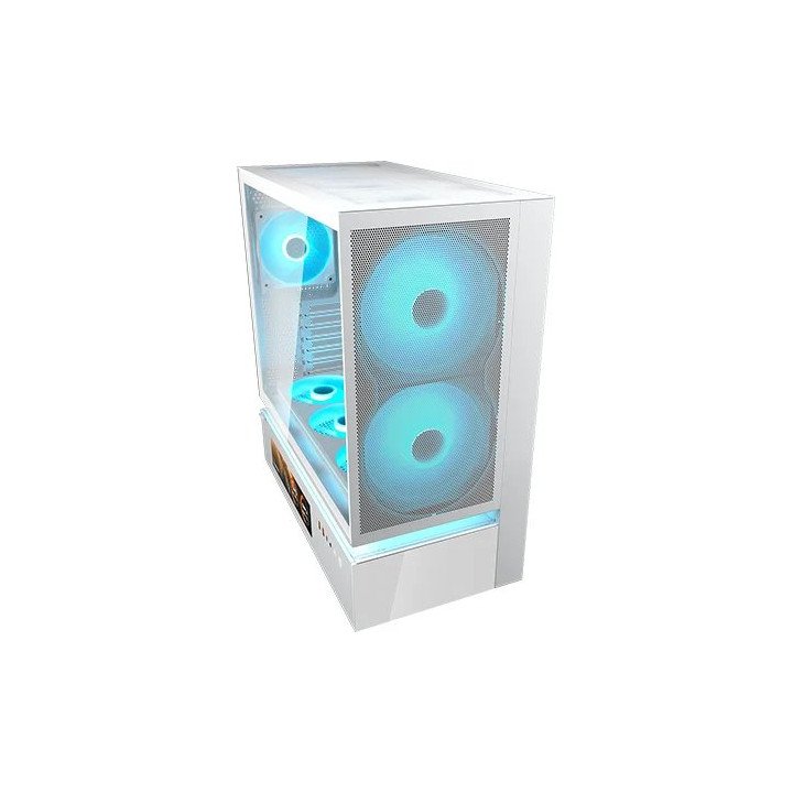 מארז מחשב עם מסך Cougar CFV235 Mesh Vision – צג LCD – תאורת ARGB – צבע
