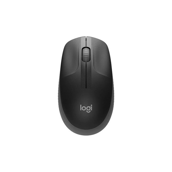 מציאון - עכבר אלחוטי לוג'יטק Logitech M190 Full-Size בצבע שחור ואפור -