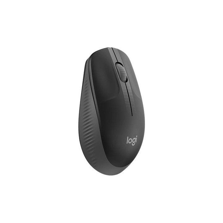 מציאון - עכבר אלחוטי לוג'יטק Logitech M190 Full-Size בצבע שחור ואפור -