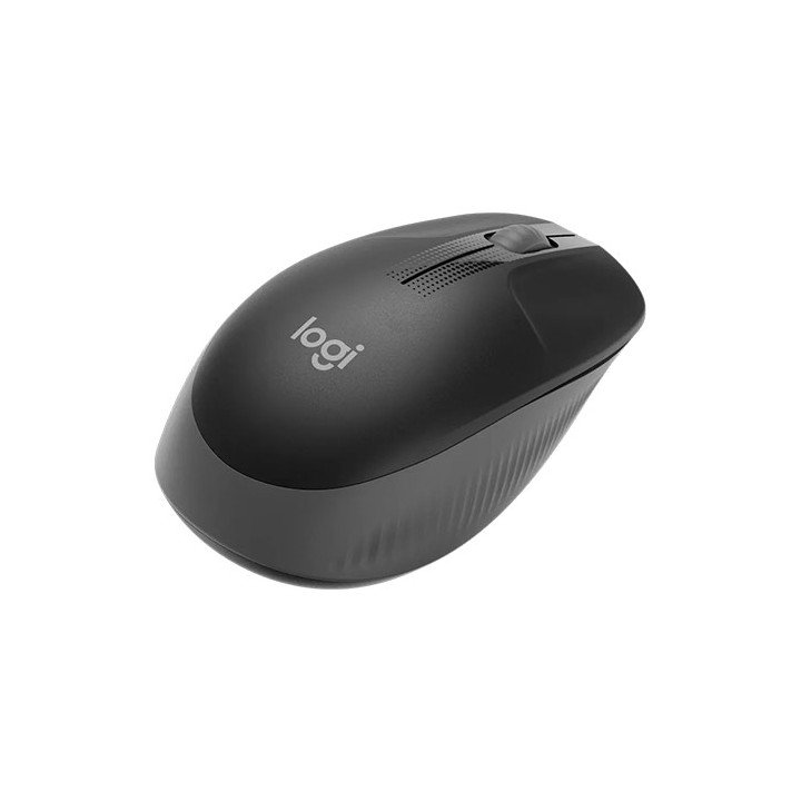מציאון - עכבר אלחוטי לוג'יטק Logitech M190 Full-Size בצבע שחור ואפור -