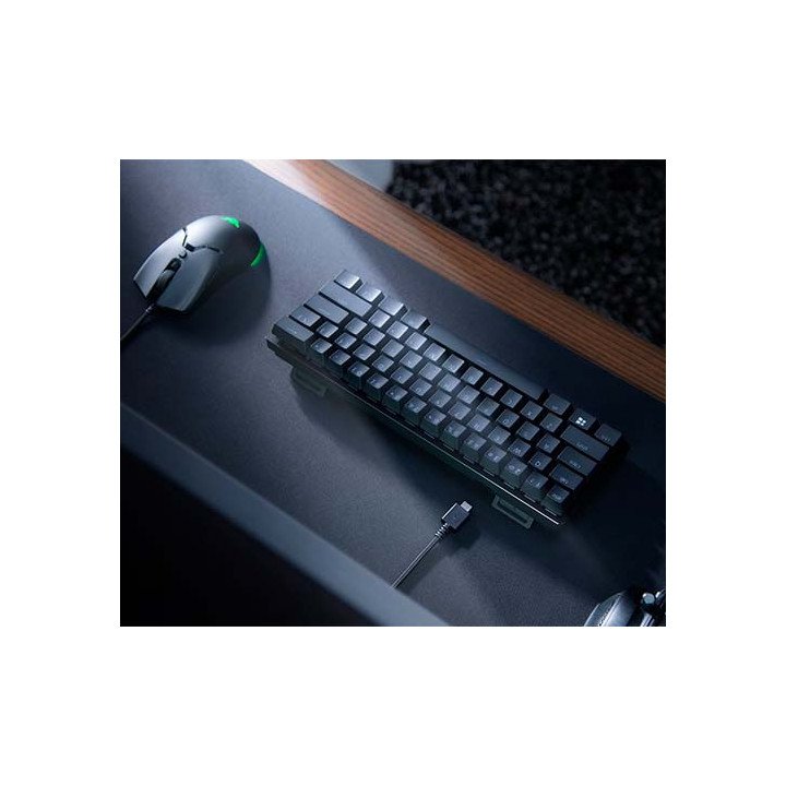 מקלדת גיימינג מכנית רייזר Razer Huntsman Mini Clicky Optical Red Switc