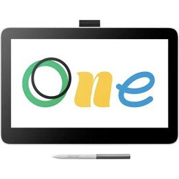 לוח גרפי Wacom One 12 עם מסך 11.6 אינץ – ממשק USB-C – דגם DTC121W0B