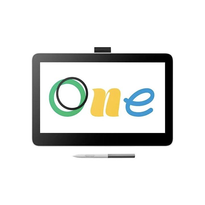 לוח גרפי Wacom One 12 עם מסך 11.6 אינץ – ממשק USB-C – דגם DTC121W0B
