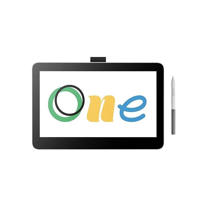 לוח גרפי Wacom One 12 עם מסך 11.6 אינץ – ממשק USB-C – דגם DTC121W0B