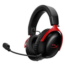אוזניות גיימינג אלחוטיות עם מיקרופון HyperX Cloud III S Wireless בצבע 