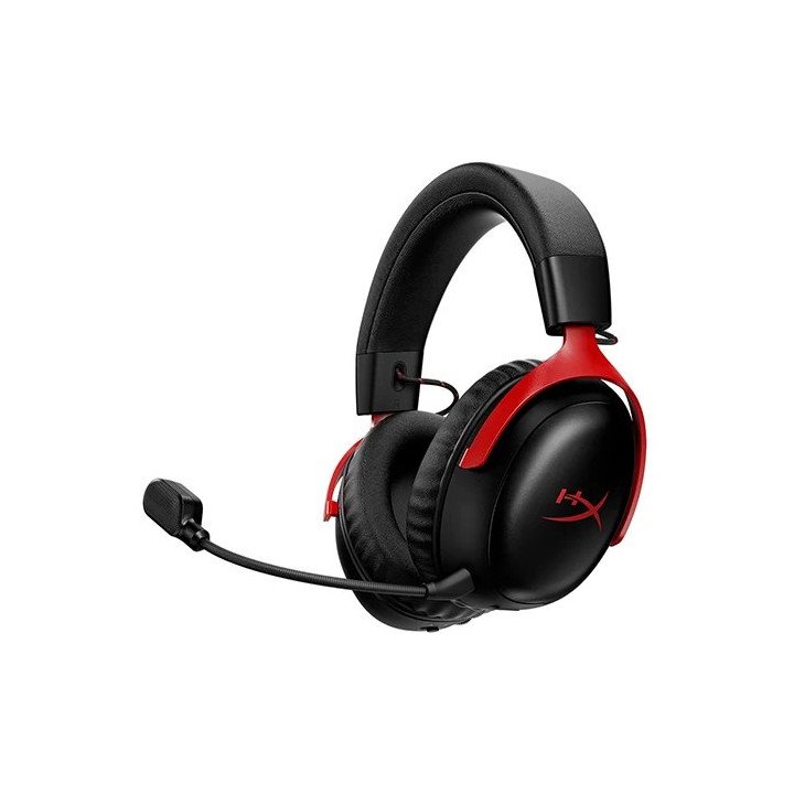 אוזניות גיימינג אלחוטיות עם מיקרופון HyperX Cloud III S Wireless בצבע 