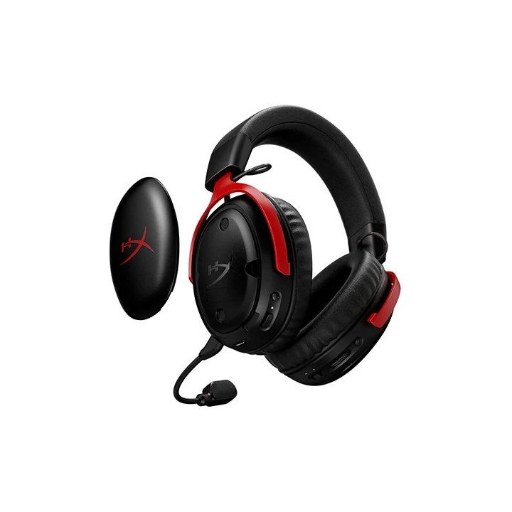 אוזניות גיימינג אלחוטיות עם מיקרופון HyperX Cloud III S Wireless בצבע 