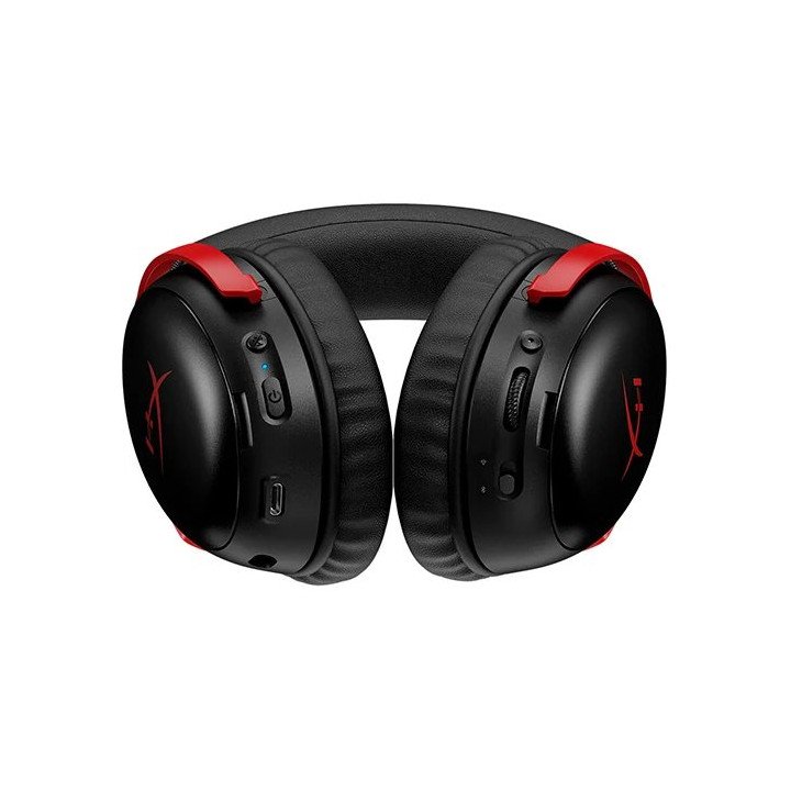 אוזניות גיימינג אלחוטיות עם מיקרופון HyperX Cloud III S Wireless בצבע 