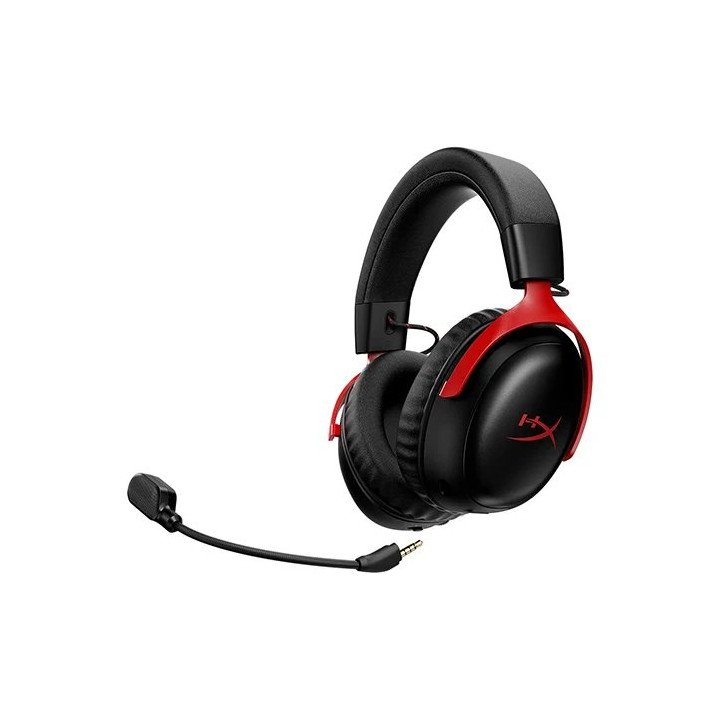 אוזניות גיימינג אלחוטיות עם מיקרופון HyperX Cloud III S Wireless בצבע 