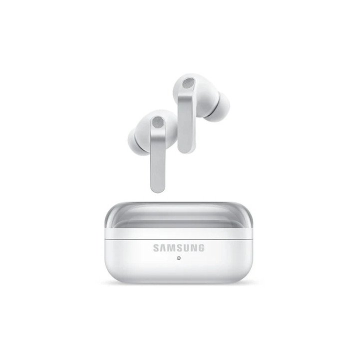 אוזניות אלחוטיות סמסונג Samsung Galaxy Buds4 Pro SM-R640 TWS בצבע לבן
