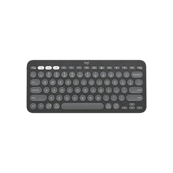 מציאון - מקלדת אלחוטית לוג'יטק Logitech Pebble Keys 2 K380s עברית ואנג