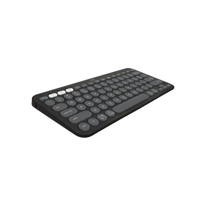 מציאון - מקלדת אלחוטית לוג'יטק Logitech Pebble Keys 2 K380s עברית ואנג