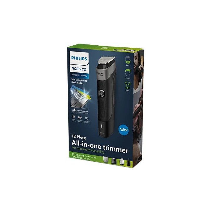 מכונת תספורת פיליפס לזקן ולגוף Philips Norelco Series 5000 MG5900/49