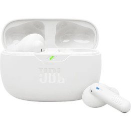 אוזניות JBL אלחוטיות Wave Beam 2 TWS בצבע לבן