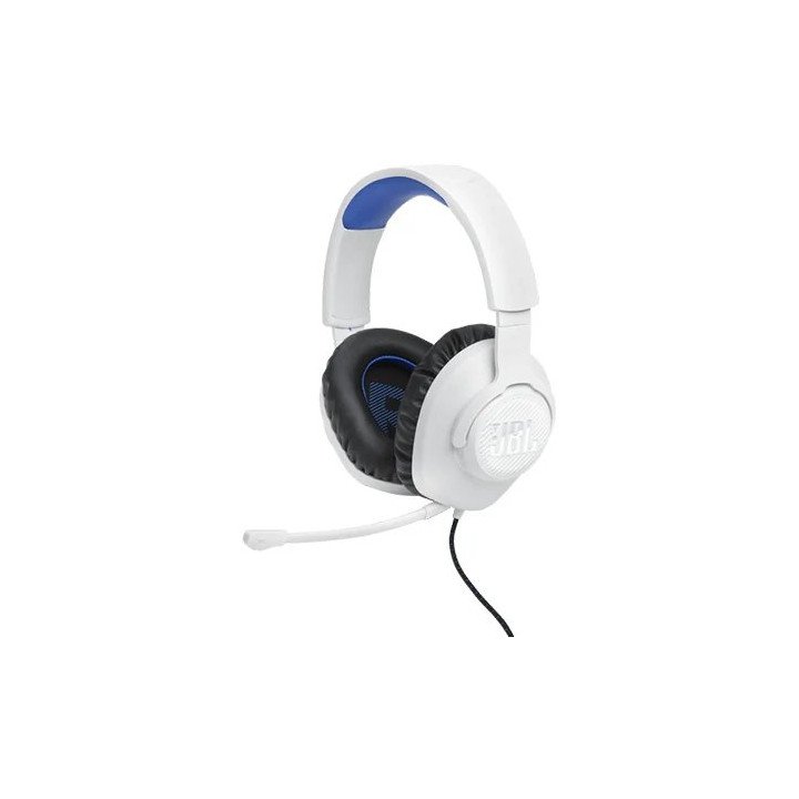 אוזניות JBL גיימינג חוטיות Quantum 100P ‏– מהדורת PlayStation – צבע לב