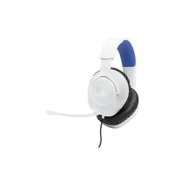 אוזניות JBL גיימינג חוטיות Quantum 100P ‏– מהדורת PlayStation – צבע לב