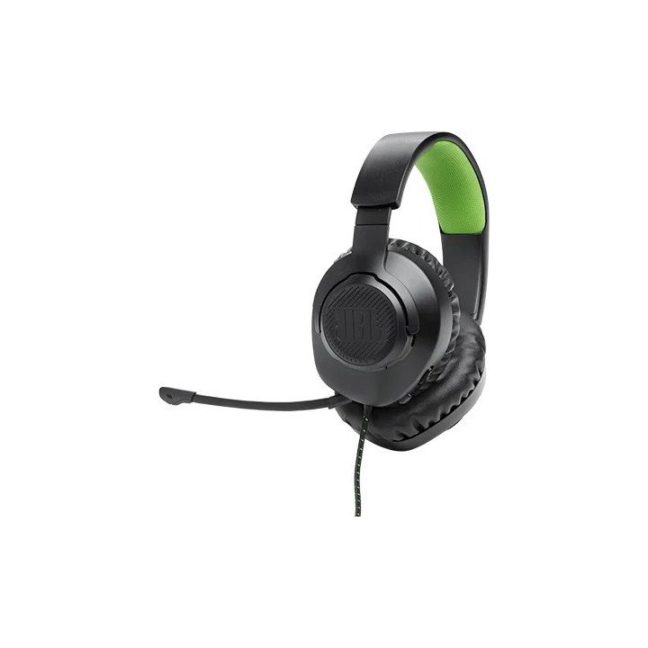 אוזניות JBL גיימינג חוטיות Quantum 100X ‏– מהדורת XBOX – צבע שחור/ירוק