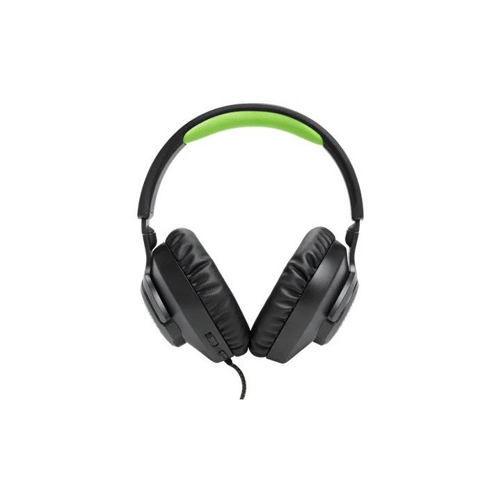אוזניות JBL גיימינג חוטיות Quantum 100X ‏– מהדורת XBOX – צבע שחור/ירוק